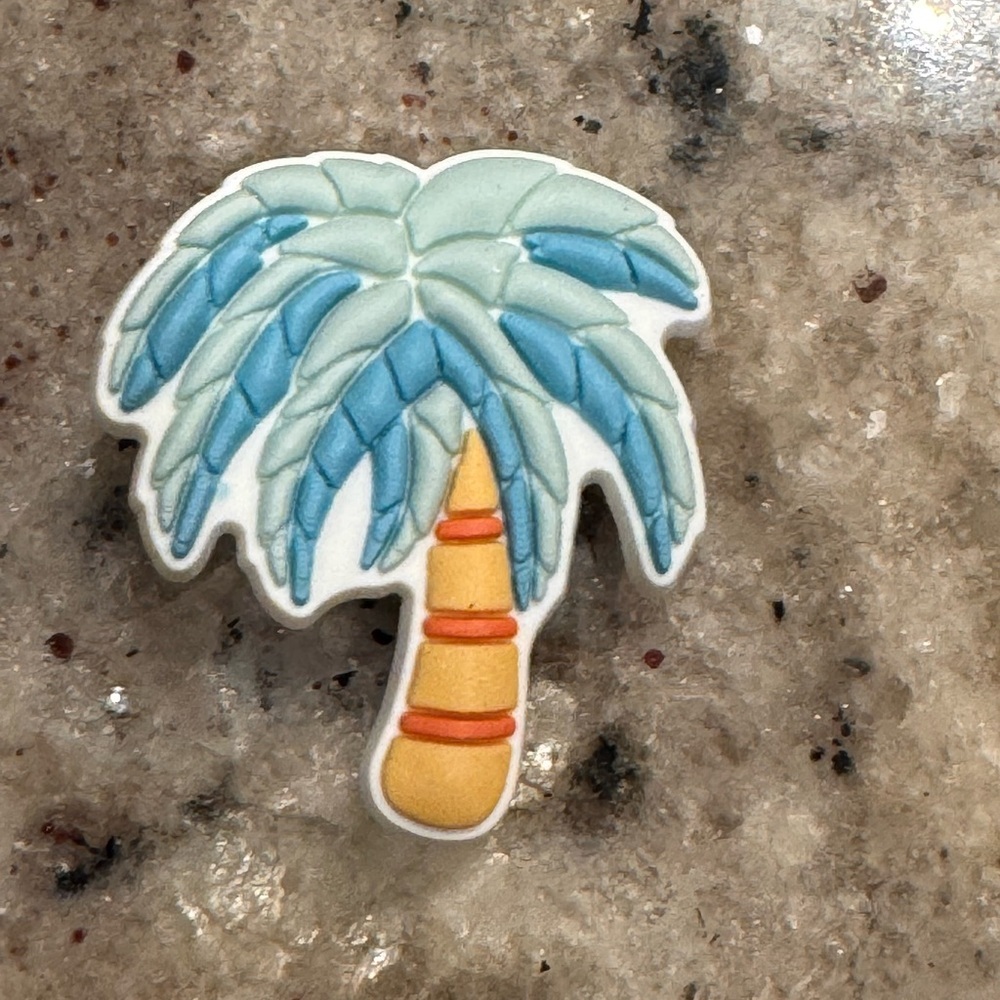 Palm Tree croc shoe charm